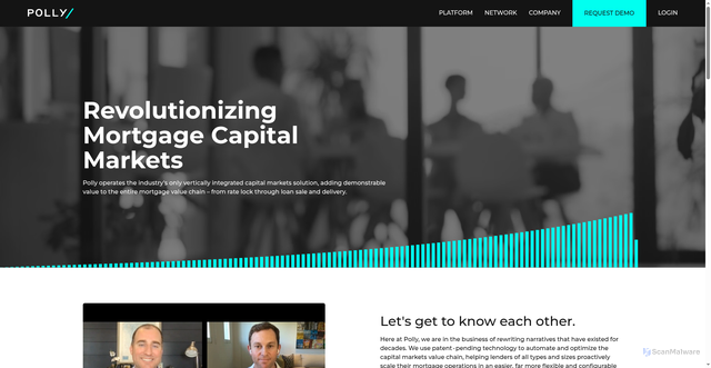 Security scan screenshot of https://pollyex.com