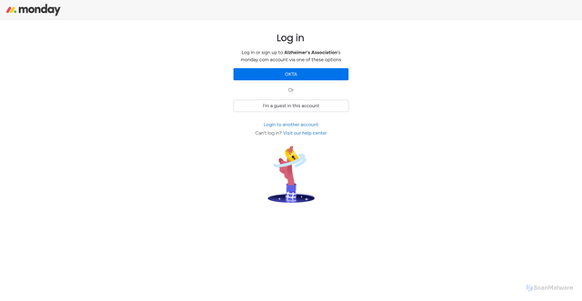 Security scan screenshot of https://alz.monday.com