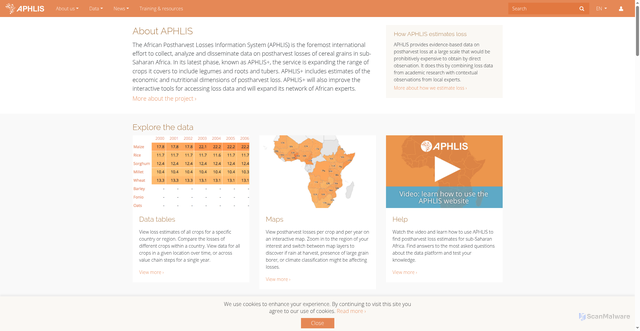 Security scan screenshot of https://aphlis.net