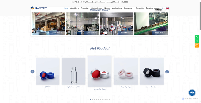 Security scan screenshot of https://www.aijirenvial.com/