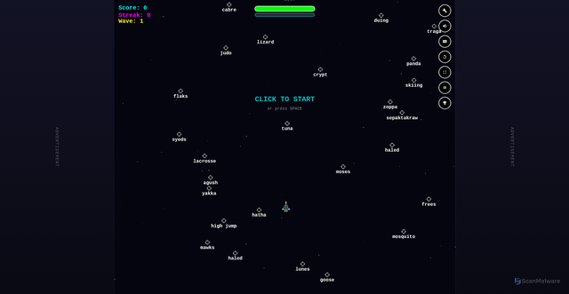 Security scan screenshot of https://keyspacer.pages.dev/