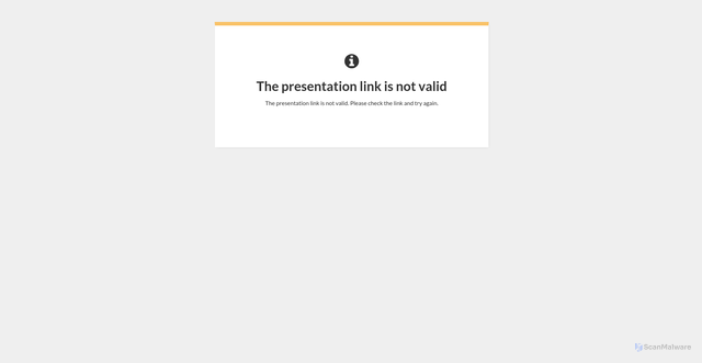 Security scan screenshot of https://www.viewpresentation.com