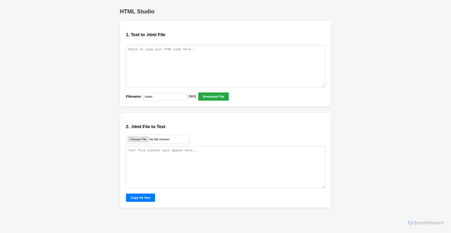 Security scan screenshot of https://htmltotext-dwifb39kxf.edgeone.app/