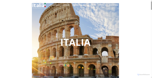 Security scan screenshot of https://andiamoinitalia.es
