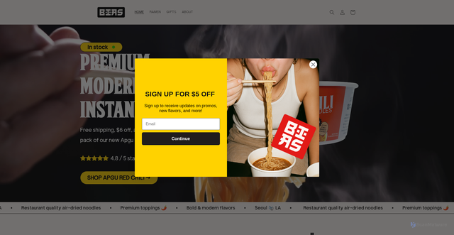 Security scan screenshot of https://eatbias.com