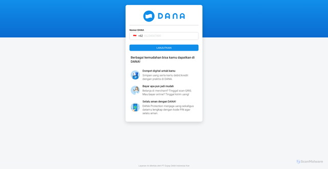 Security scan screenshot of https://dnid-two.vercel.app/