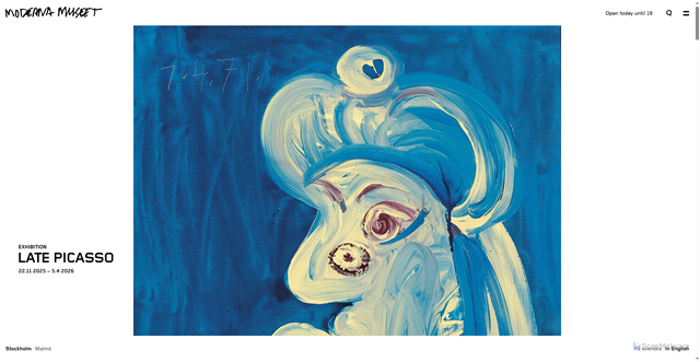 Security scan screenshot of https://www.modernamuseet.se/stockholm/en/