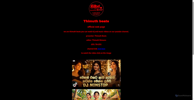 Security scan screenshot of https://thimuthbeats2014-9a9xskfqu1.edgeone.app/
