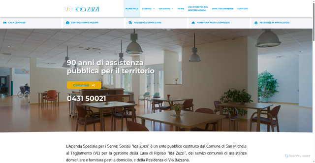 Security scan screenshot of https://www.idazuzzi.it