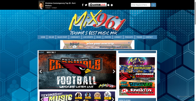 Security scan screenshot of https://mix961.net/