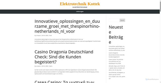 Security scan screenshot of https://www.jakob-webdesign.de
