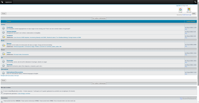 Security scan screenshot of https://cdn.forumindex.nl