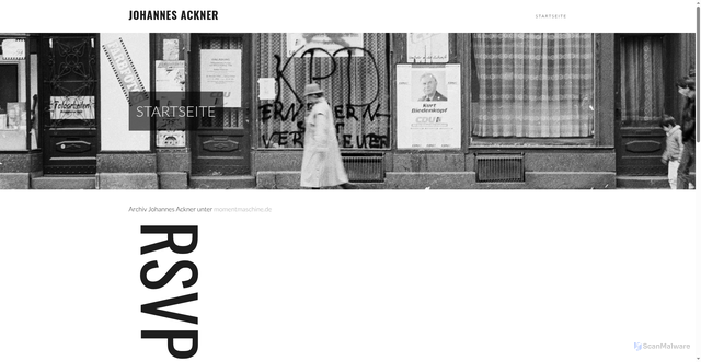 Security scan screenshot of https://ackner.de