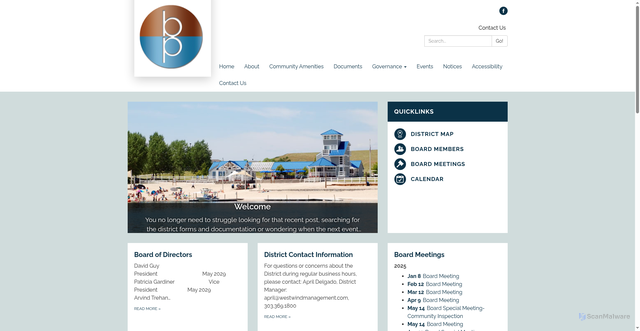 Security scan screenshot of https://www.beaconpointco.gov/