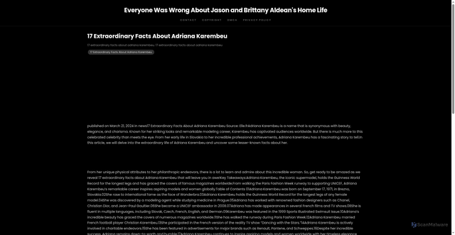 Security scan screenshot of https://streebanbosblog-dpd5o3ygspz5.edgeone.app/17-extraordinary-facts-about-adriana-karembeu.html