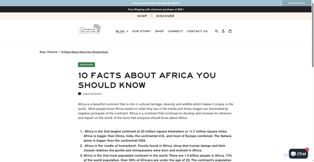 Security scan screenshot of https://thediasporacollective.com/blogs/discover/africa-facts-vs-fiction?srsltid=AfmBOorknfTenqxe_tcVut6h2JynaGx-JX9Tt-JsYycxMIvLW-WDZrM0