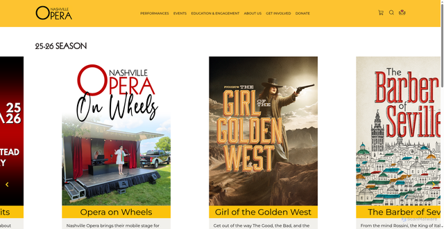 Security scan screenshot of https://www.nashvilleopera.org/