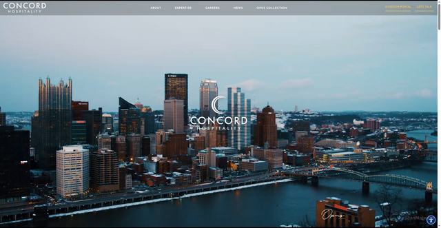 Security scan screenshot of https://concordhotels.com