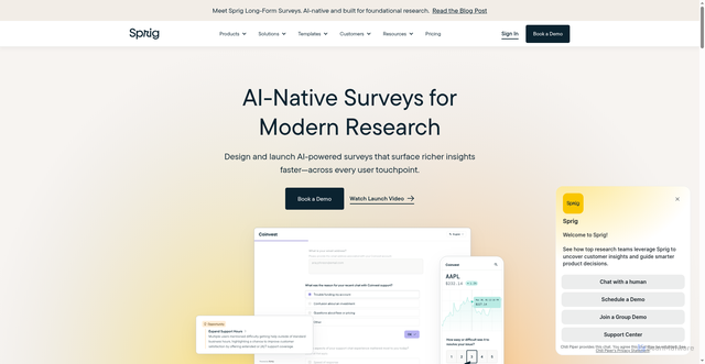 Security scan screenshot of https://api.sprig.com/