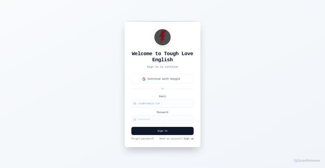 Security scan screenshot of https://bruteenglish.com/