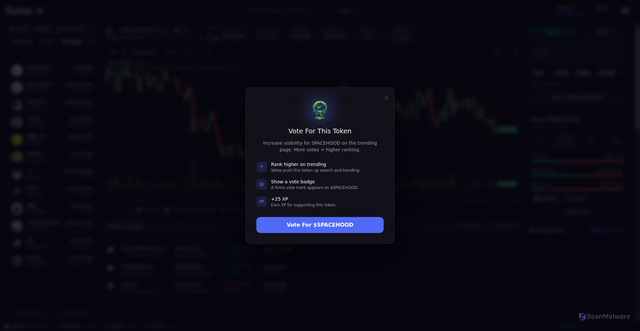 Security scan screenshot of https://fomovotes-83.pages.dev/