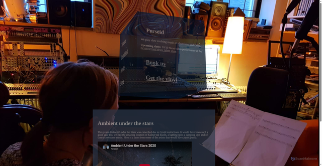 Security scan screenshot of https://perseid.se