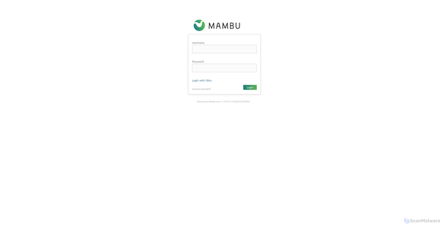 Security scan screenshot of https://nimble.mambu.com