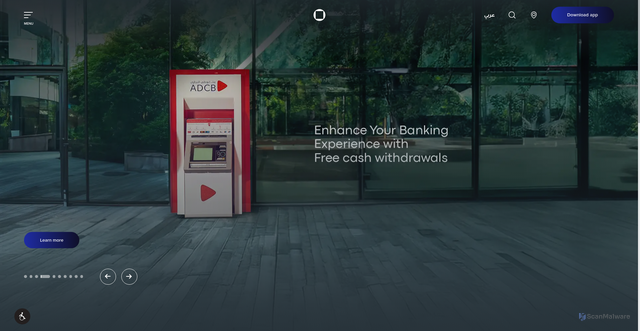Security scan screenshot of https://www.alhilalbank.ae/en/personal/