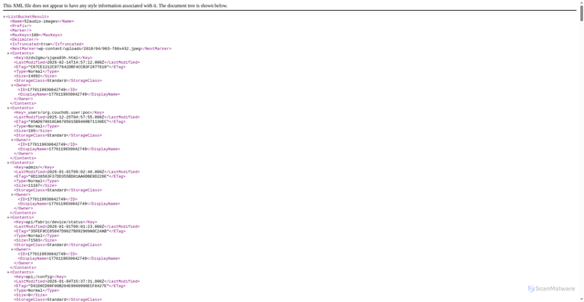 Security scan screenshot of https://52audio-images.oss-cn-shenzhen.aliyuncs.com