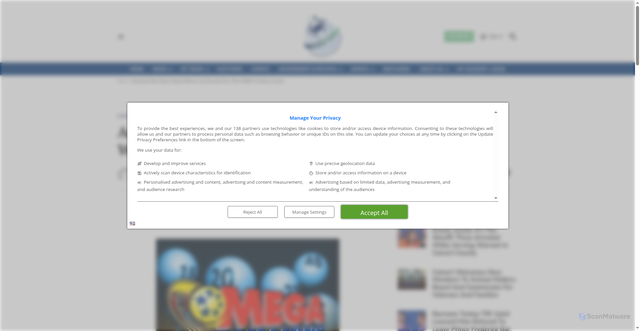 Security scan screenshot of https://thebaynet.com/accokeek-man-misses-mega-millions-top-prize-by-one-wins-30k-in-charles-county/