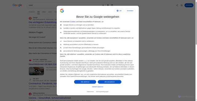 Security scan screenshot of https://offierff.web.app/