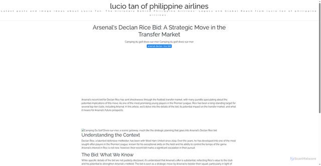 Security scan screenshot of https://urbandailyverse-dpi45pewyddw.edgeone.app/arsenal-declan-rice-bid.html