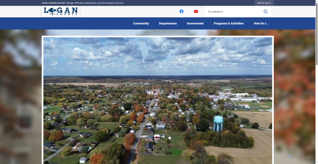 Security scan screenshot of https://logancountyky.gov/