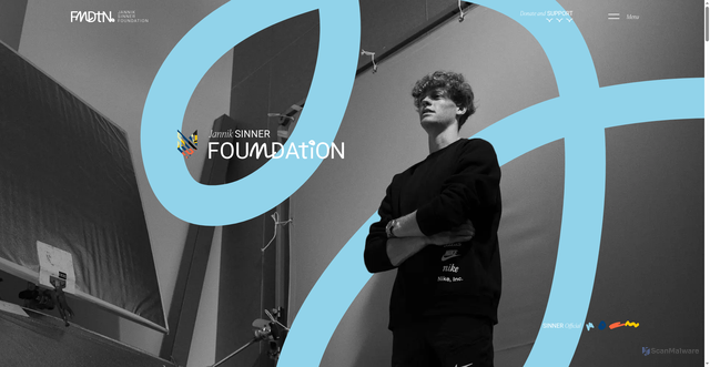 Security scan screenshot of https://www.janniksinnerfoundation.org/