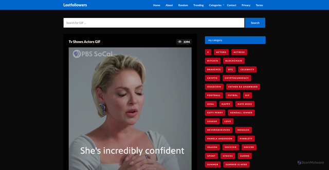 Security scan screenshot of https://batchfork.com/tv-shows-actors-gif-25/