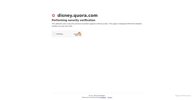 Security scan screenshot of https://disney.quora.com/Which-spiderman-is-strongest-Miles-Morales-or-Peter-Parker