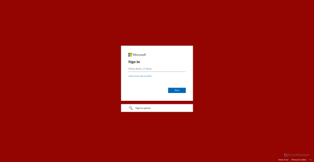 Security scan screenshot of https://lewisu0.sharepoint.com