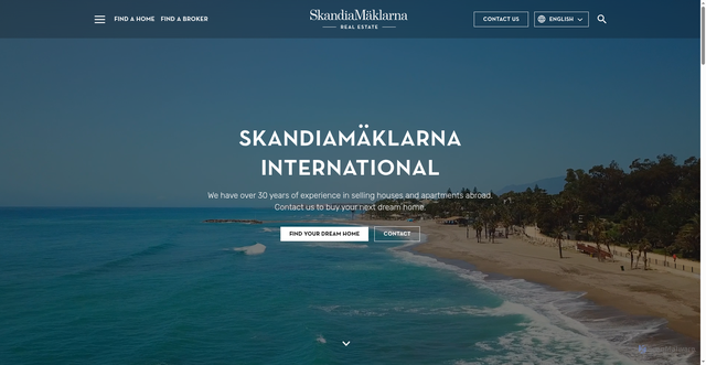 Security scan screenshot of https://www.skandiamaklarna.com/