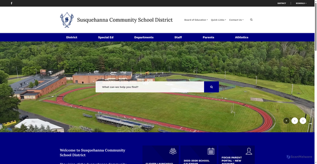 Security scan screenshot of https://www.scschools.org/