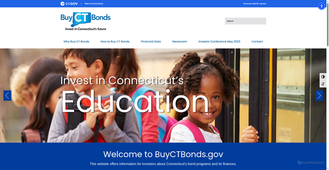 Security scan screenshot of https://www.buyctbonds.gov/