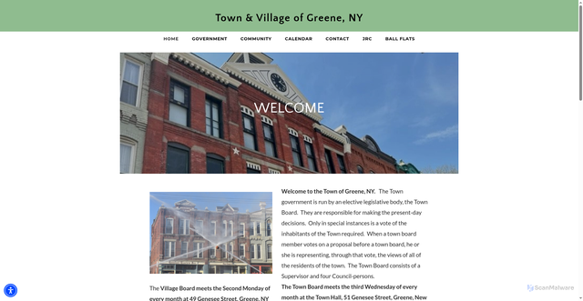 Security scan screenshot of https://www.nygreene.gov/