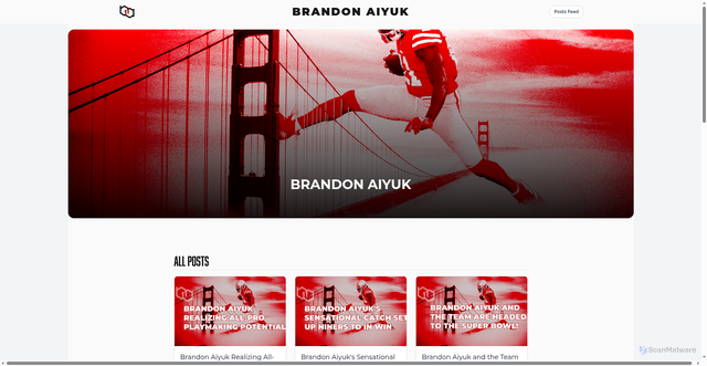 Security scan screenshot of https://thebrandonaiyuk.com/posts