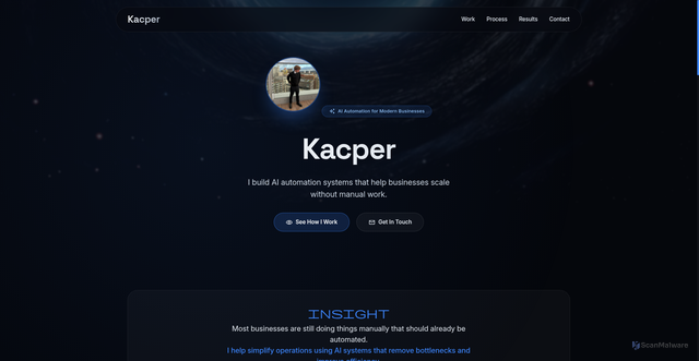 Security scan screenshot of https://kacper-rmqeg7kxsu.edgeone.app/