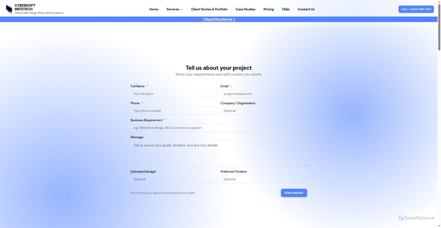 Security scan screenshot of https://cybersoft-5dv.pages.dev/about