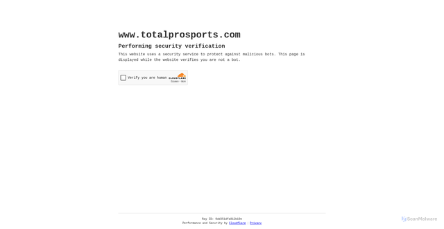 Security scan screenshot of https://www.totalprosports.com