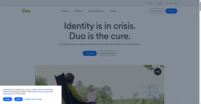 Security scan screenshot of https://api-3599aae1.duosecurity.com