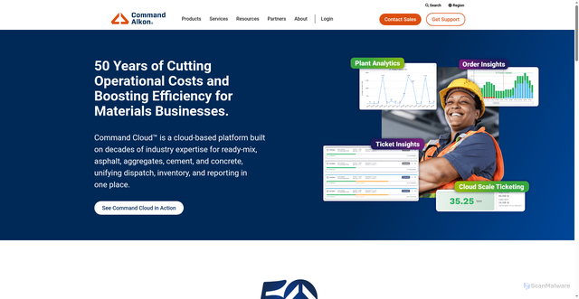Security scan screenshot of https://marcottesystems.com