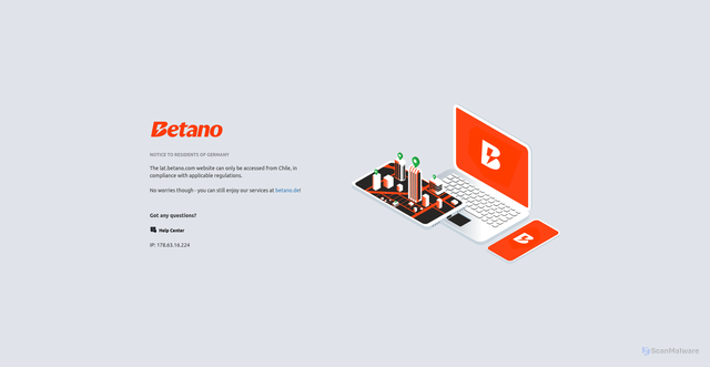 Security scan screenshot of https://lat.betano.com/cuotas-de-partido/irlanda-del-norte-alemania/74238878/