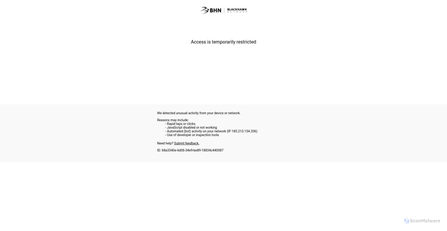 Security scan screenshot of https://ulta.cashstar.com