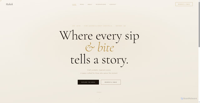 Security scan screenshot of https://mehakkitchen.com/